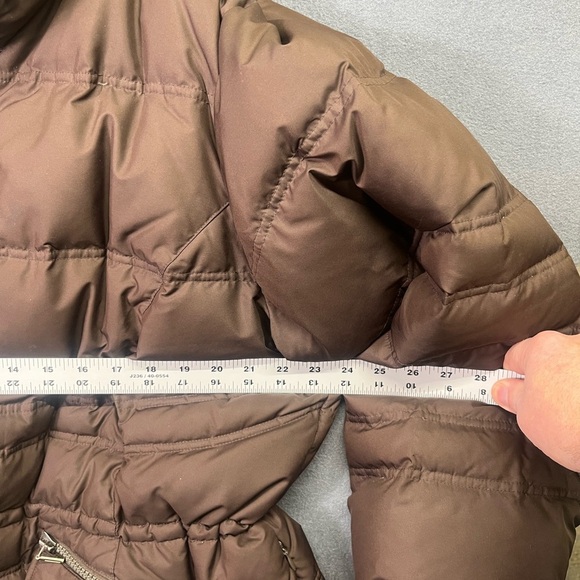 Eddie Bauer Goose down M700 Brown Coat Womens 2XL Brown Warm Winter - Picture 5 of 7